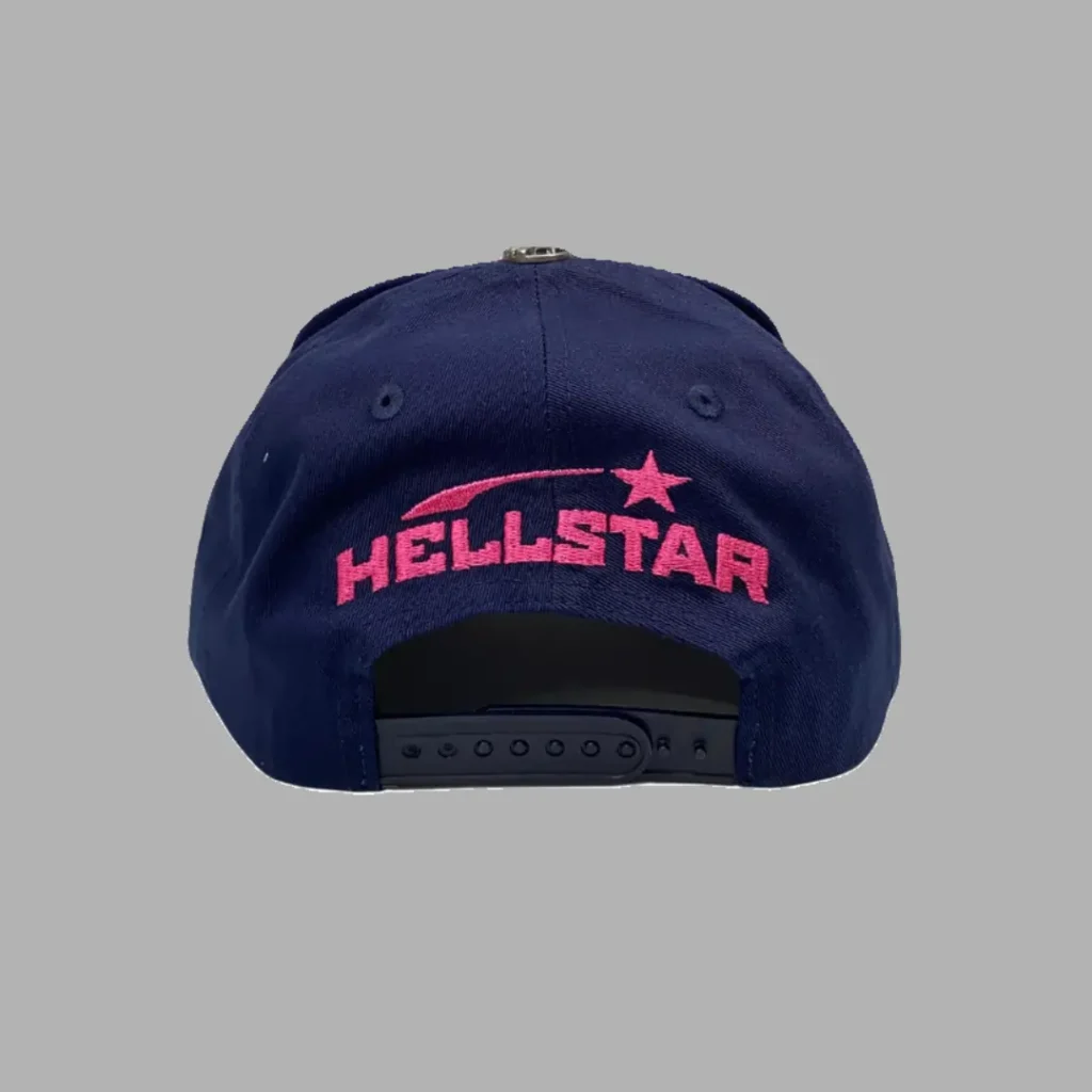 Navy Hellstar Fitted Hat