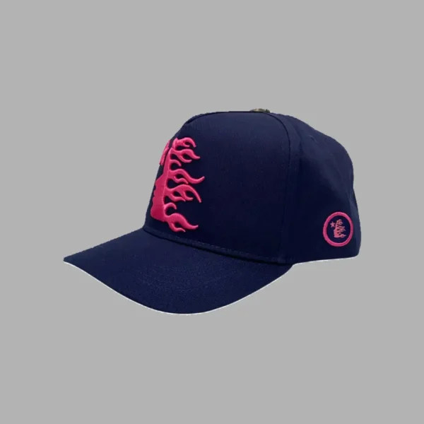 Navy Hellstar Fitted Hat