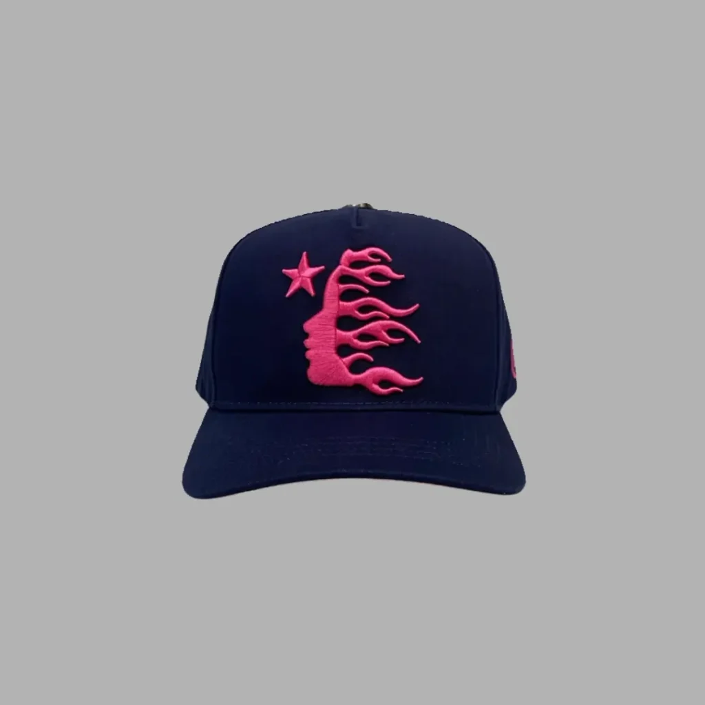 Navy Hellstar Fitted Hat