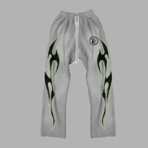 Hellstar Grey Studios Flame Sweatpants