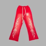 Hellstar Studios Flame Red Sweatpants