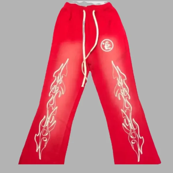 Hellstar Studios Flame Red Sweatpants