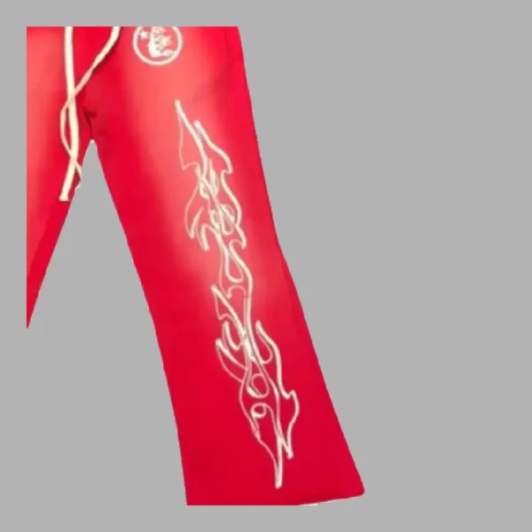 Hellstar Studios Flame Red Sweatpants
