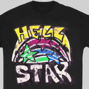 Black Hellstar Graphic T-Shirt