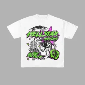 White Hellstar Anatomy T-Shirt
