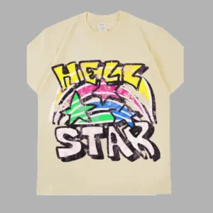 Brown Hellstar Graphic T-Shirt