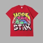 Red Hellstar Graphic T-Shirt