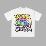 White Hellstar Graphic T-Shirt