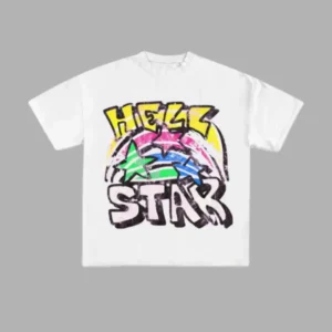 White Hellstar Graphic T-Shirt