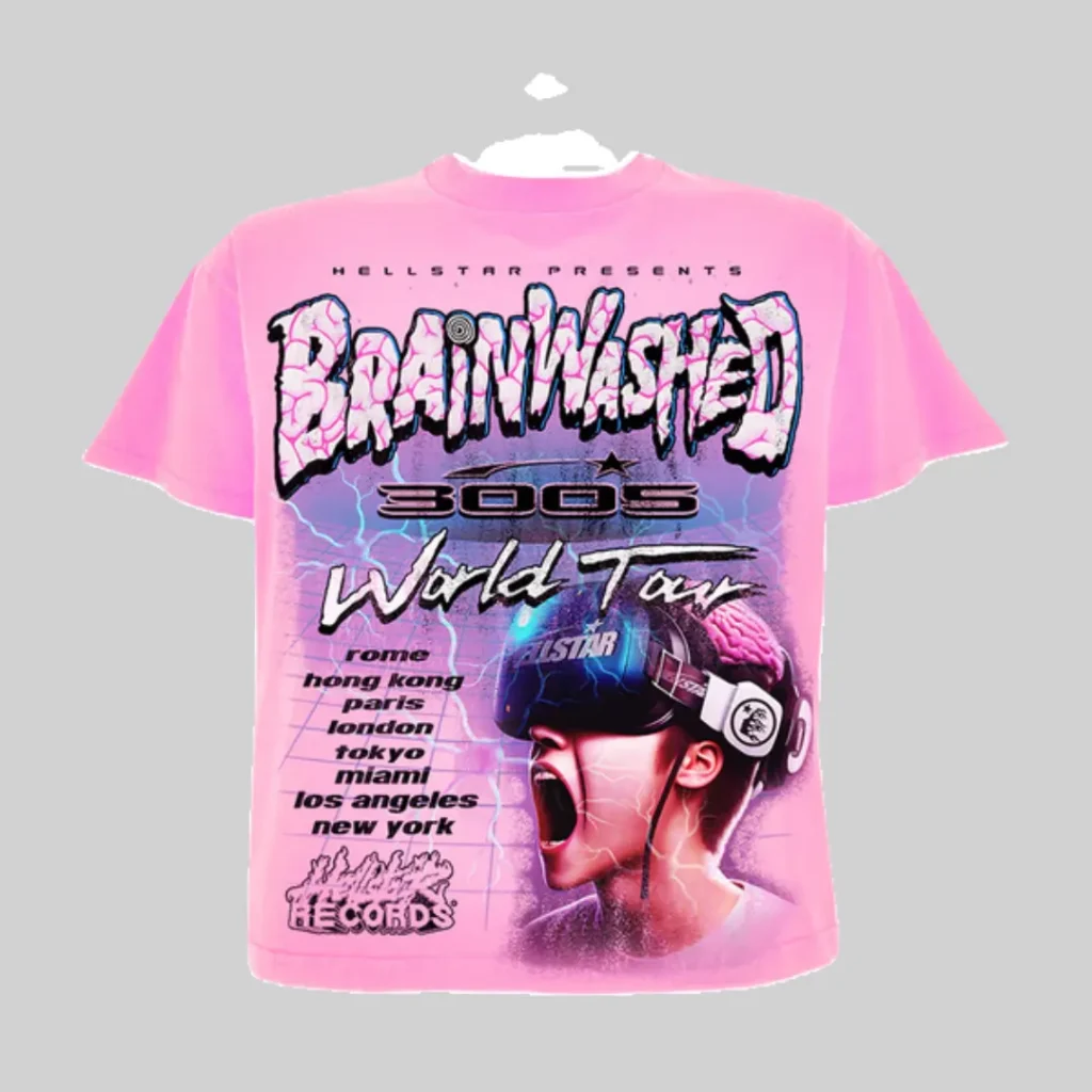 Hellstar 1 HellStar Brainwashed World Tour Tee Shirt