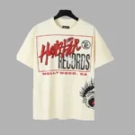 Cream HellStar Studios Records T-Shirt