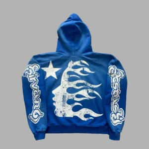 Blue Hellstar Studios Yoga Hoodie