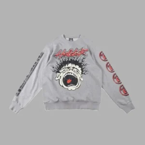 Grey Hellstar Studios Records Sweater