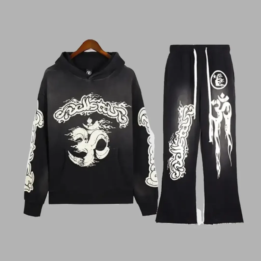 Hellstar 44 Black Hellstar Studios Records Yoga Tracksuit