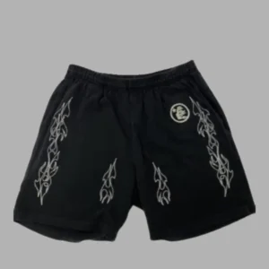Hellstar Black Flame Shorts