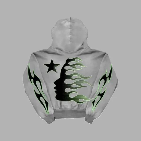Grey Hellstar Hoodie