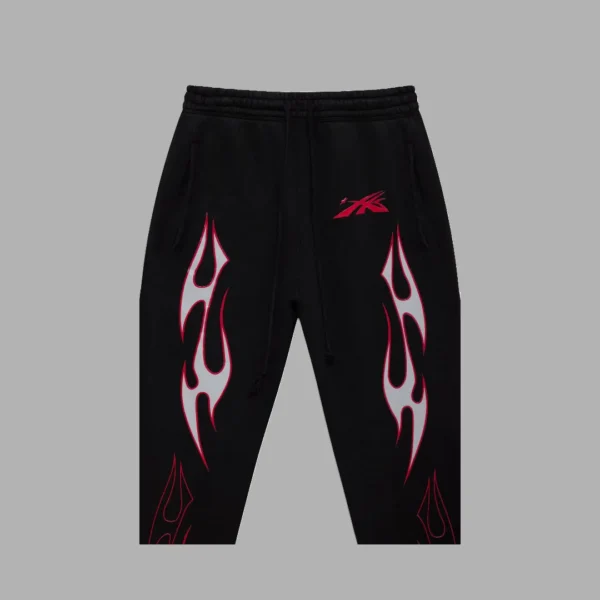 Hellstar Sports Future Flame Sweatpants Black