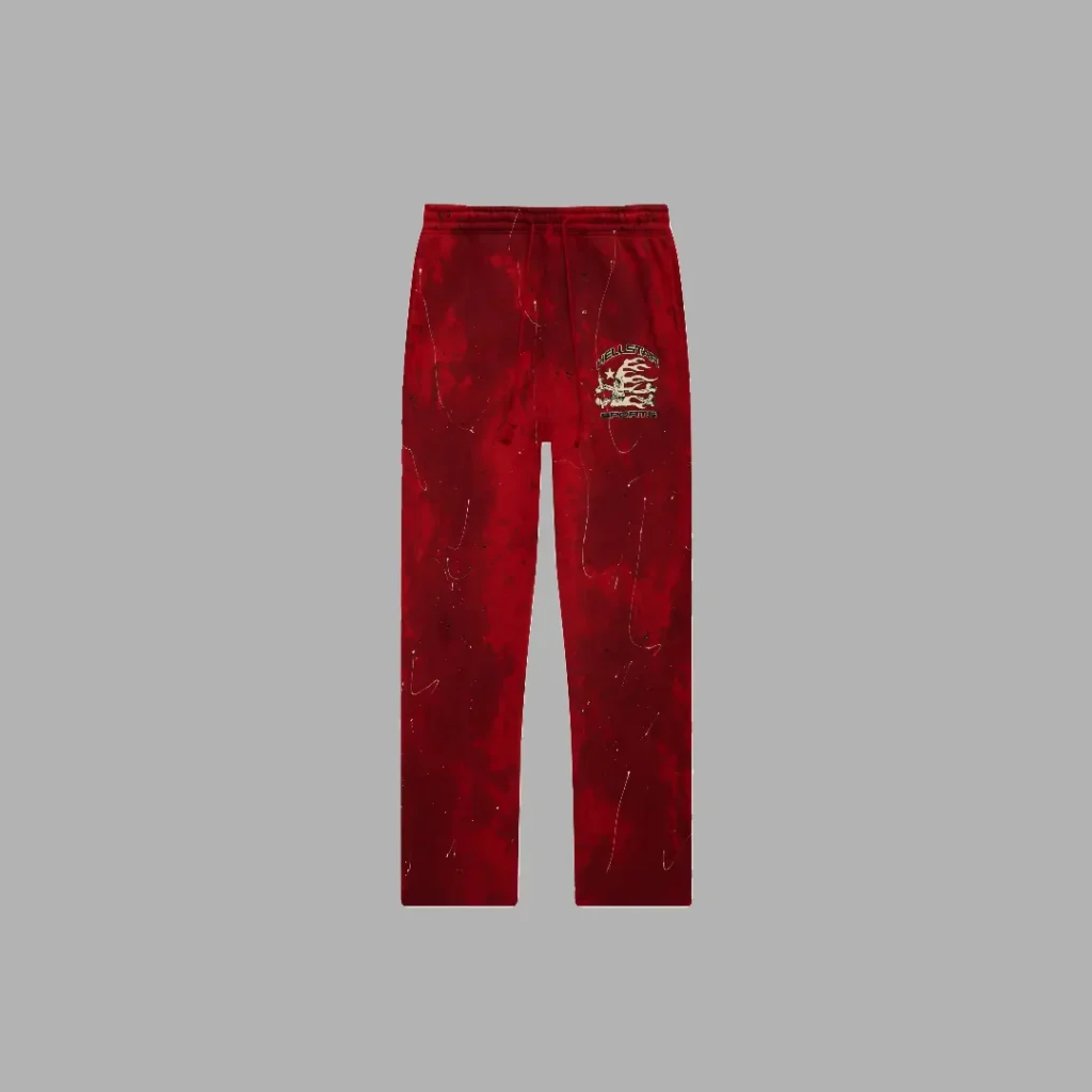 Hellstar 52 Best Hellstar Red Tye-Dye Sweatpants