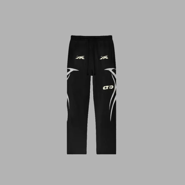 Black Hellstar Sports Jet tracksuit sweatpant