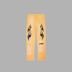Yellow Hellstar Sports Sweatpants