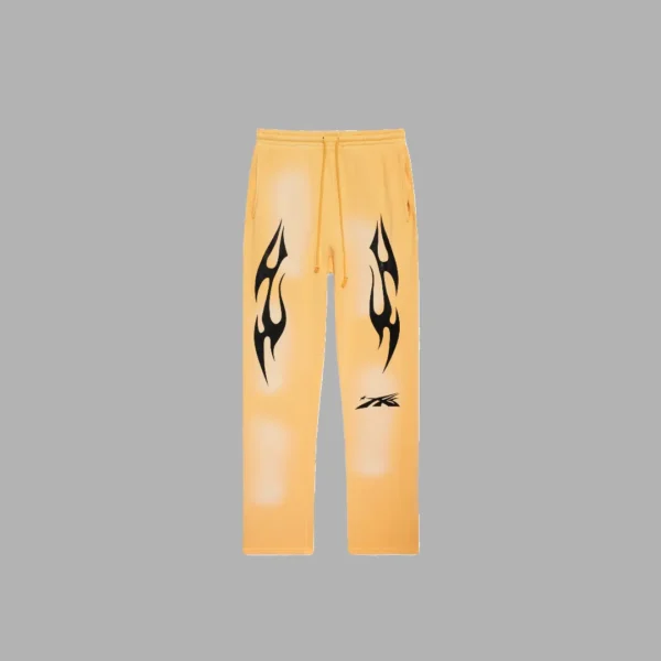 Yellow Hellstar Sports Sweatpants