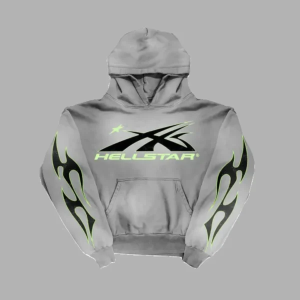 Grey Hellstar Hoodie