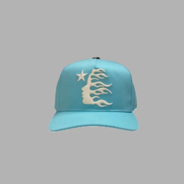 Hellstar Baby Blue Snapback with White Logo