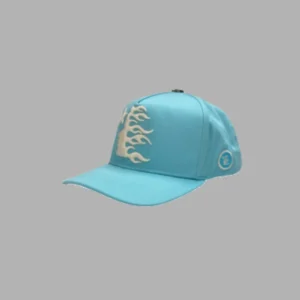 Hellstar Baby Blue Snapback with White Logo