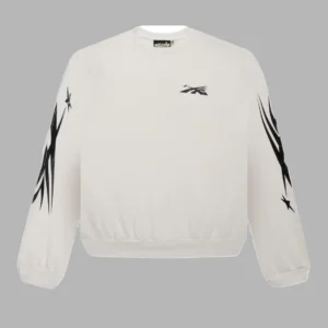 Hellstar Sports Fleece Crewneck (White)