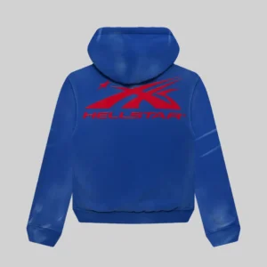 Blue Hellstar Sports Gel Hoodie 2 - Hellstar Hoodies