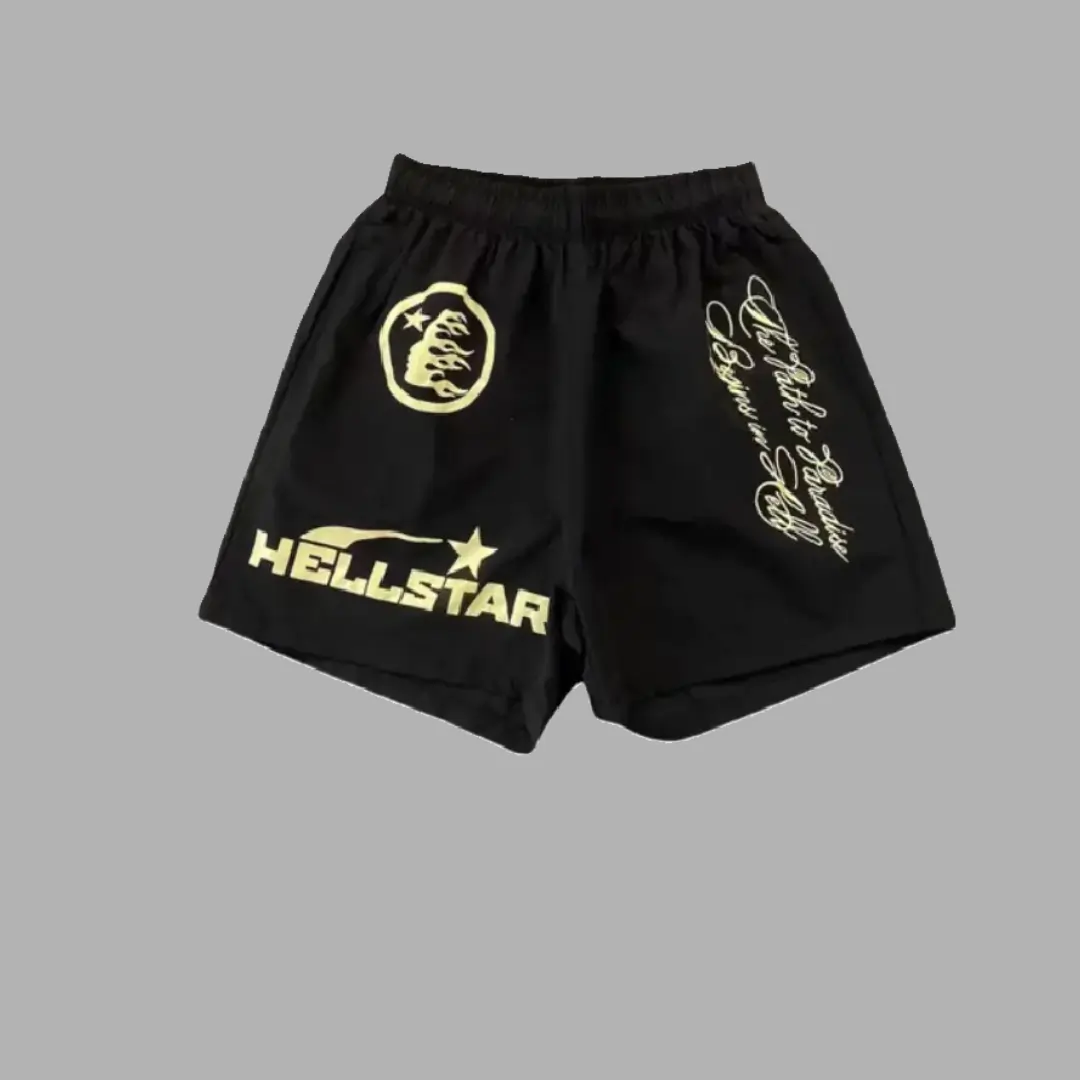 Hellstar Black Path To Paradise Shorts Comfort for Every One