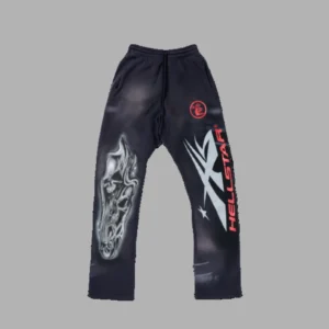 Hellstar Skull Sweatpants Flare Black