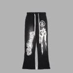 Hellstar Records Yoga Black Sweatpants