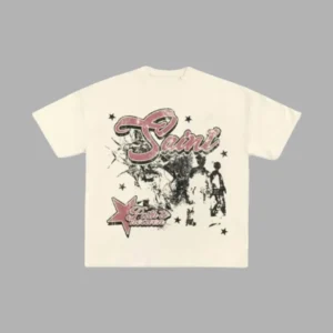 Cream Hellstar Path To Heaven T-Shirt