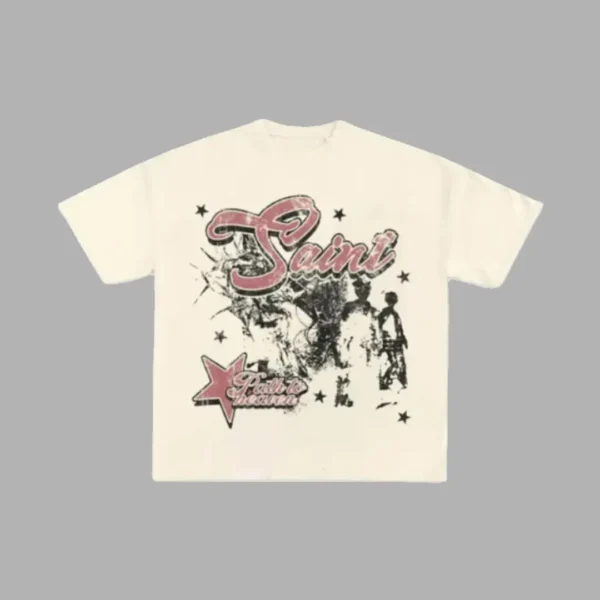 Cream Hellstar Path To Heaven T-Shirt