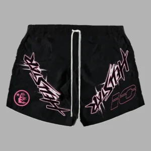 Waxed Nylon Hellstar Black Shorts