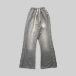 Hellstar Grey Waxed Sweatpants