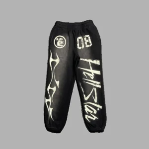 Hellstar Flame Sweatpants Black
