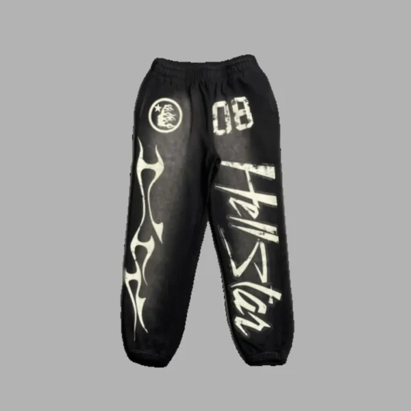 Hellstar Flame Sweatpants Black