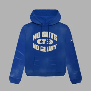 Blue Hellstar No Guts No Glory Hoodie - Hellstar Hoodies