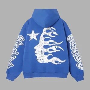 Blue Hellstar Studios Records Yoga Hoodie