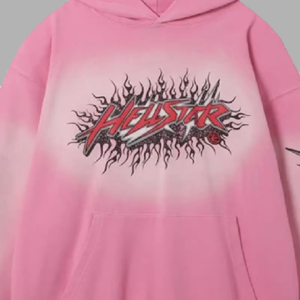 Pink Hellstar Studios Records Hoodie