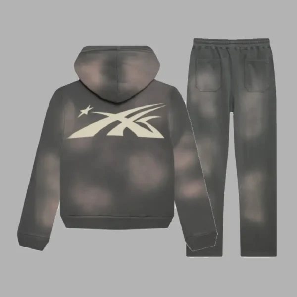 Grey Hellstar Sports Tracksuit - Hellstar Hoodies