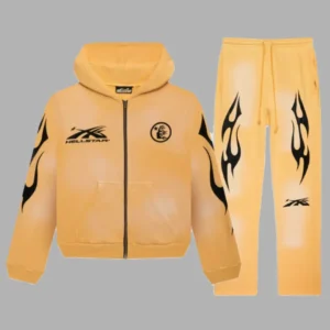 Yellow Hellstar Sport Tracksuit - Hellstar Hoodies