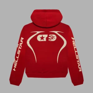 Red Hellstar Sport Hoodie - HEllstar Hoodies