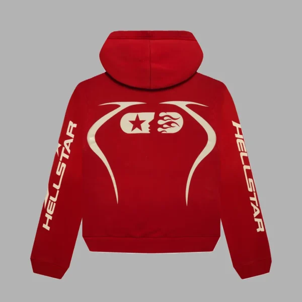 Red Hellstar Sport Hoodie - HEllstar Hoodies
