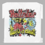 White Hellstar World T-Shirt - Hellstar Hoodies