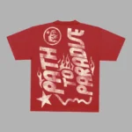 Red Hellstar Studios Jesus Emblem T-Shirt - Hellstar Hoodies