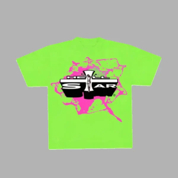 Green Hellstar Studios Jesus Emblem T-Shirt - Hellstar Hoodies