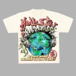 Cream Hellstar Studios Heaven on Earth T-Shirt
